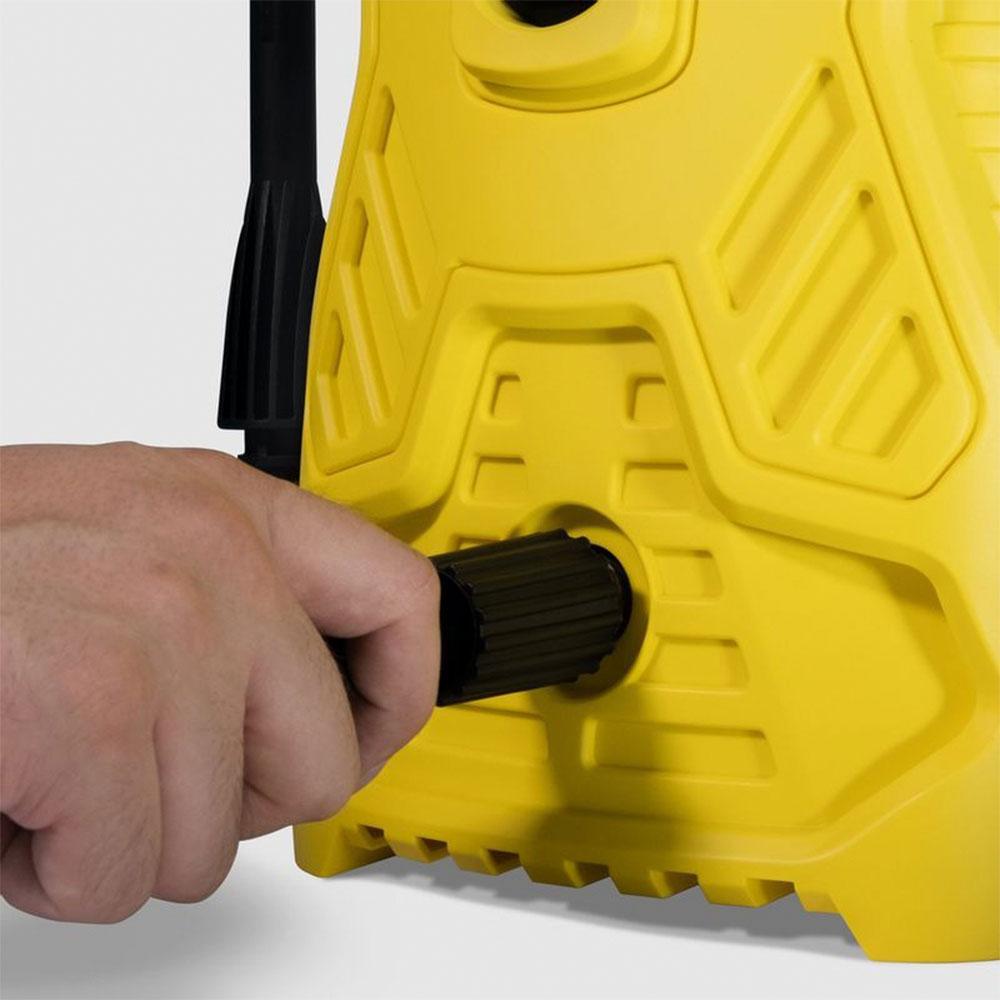 Miniatura Lava Jato de Alta Pressão, Kärcher 1500 libras, com Aplicador de Detergente 220 Volts