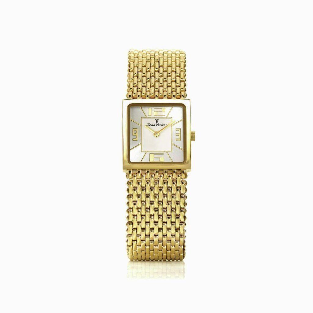 Miniatura Relógio Jean Vernier Sophie Dourado Feminino - Jv00113