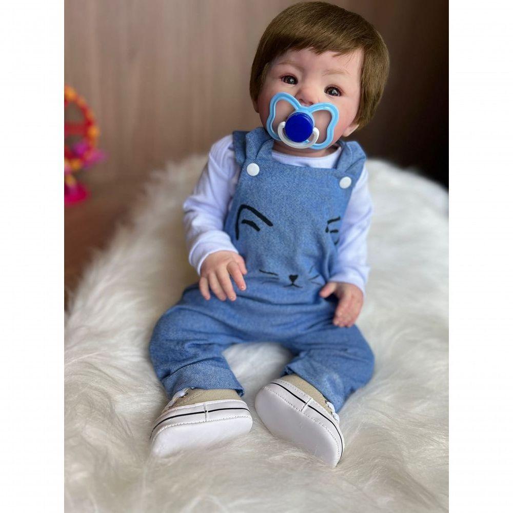 Miniatura Bebê Reborn Theo - Kit Simples Corpo Do Bebê Vinil