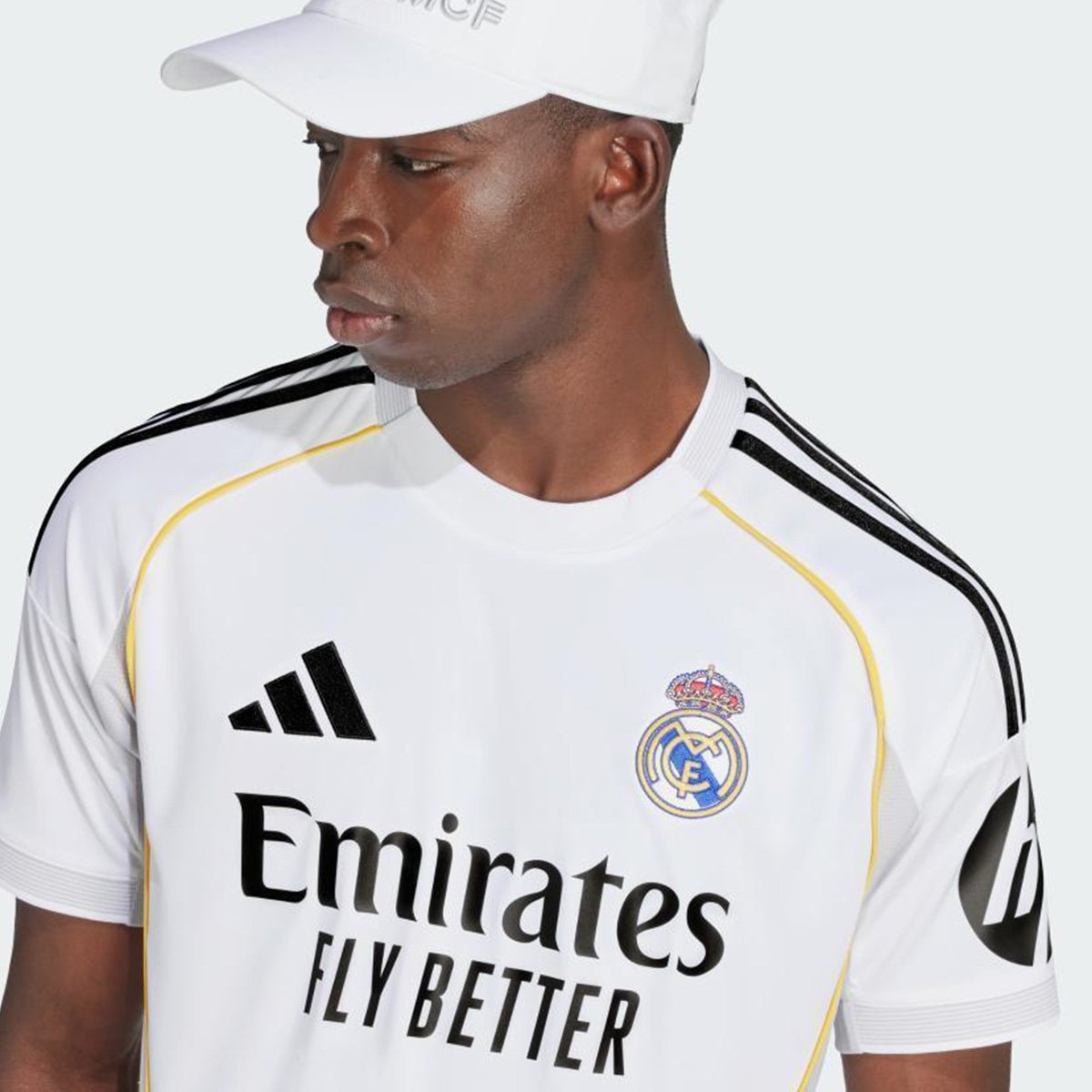 Miniatura Camisa Real Madrid Home 25/26 s/n Torcedor Adidas Masculina Branco - EGG