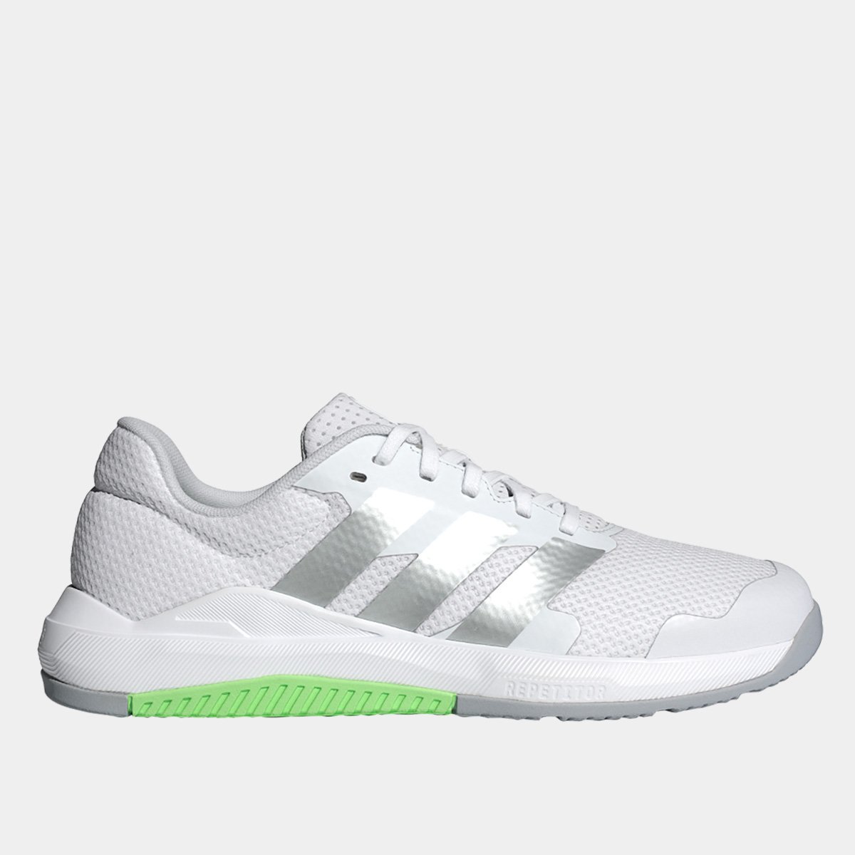 Miniatura Tênis Adidas Dropset Base Trainer Feminino Branco+Verde - 34