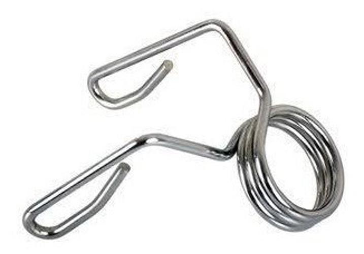 Miniatura Presilha Barra Olímpica Aço - Kit Com 05 Pares