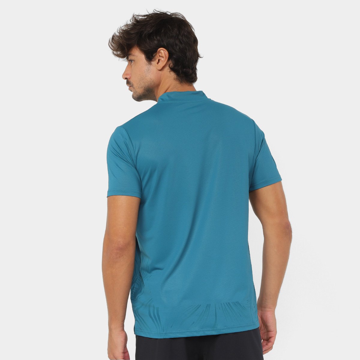 Miniatura Camisa Polo Joma Casual Esportiva Masculina Azul Petróleo - EGG