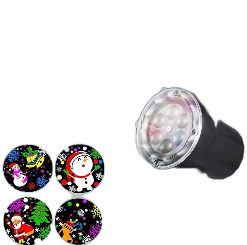 Miniatura Projetor Holográfico Natal 4 Temas 12W À Prova D'água