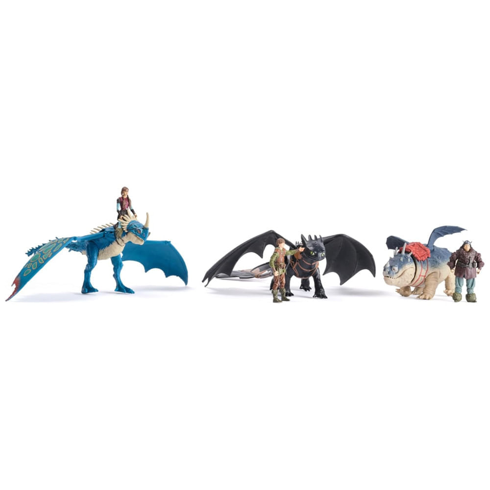 Dreamworks Dragons: Conjunto de Bonecos de Ação Deadly Nadder Astrid - Brinquedos Infantis para Meninos a partir de 4 anos