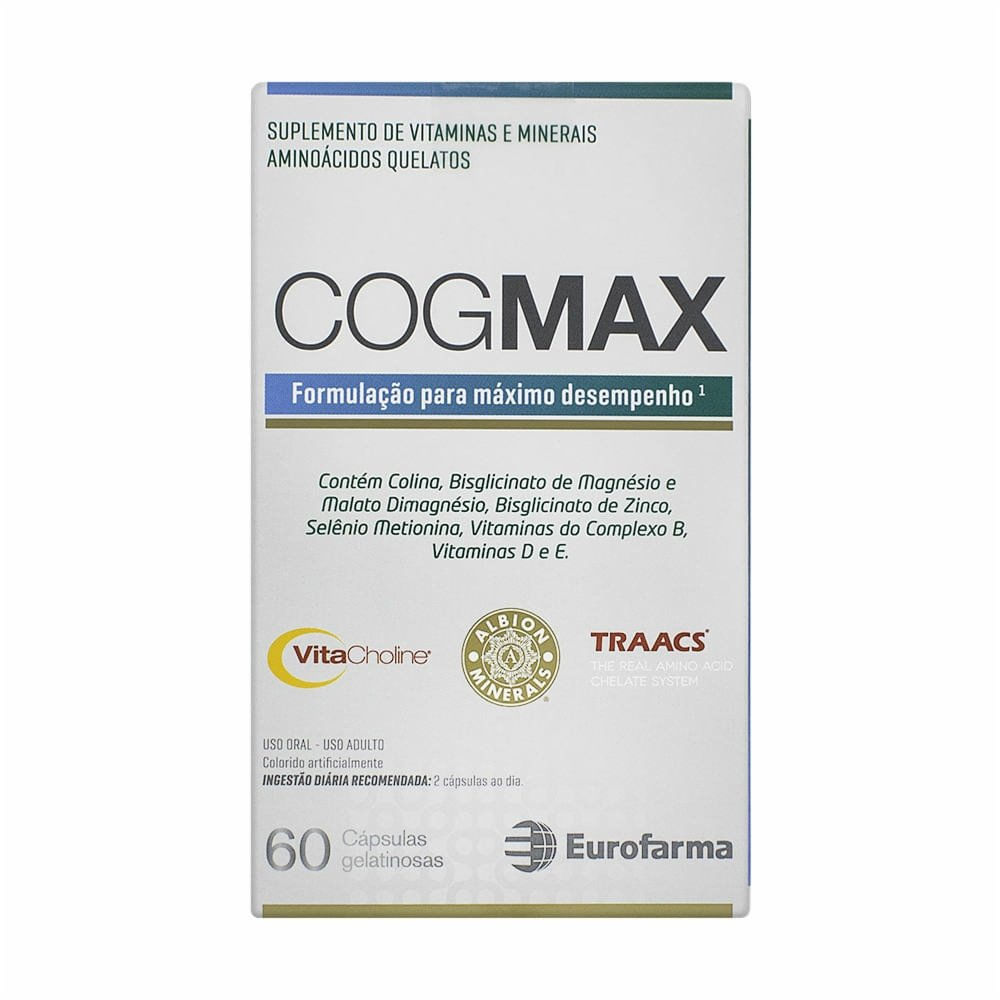 Miniatura Cogmax Eurofarma 60 Cápsulas