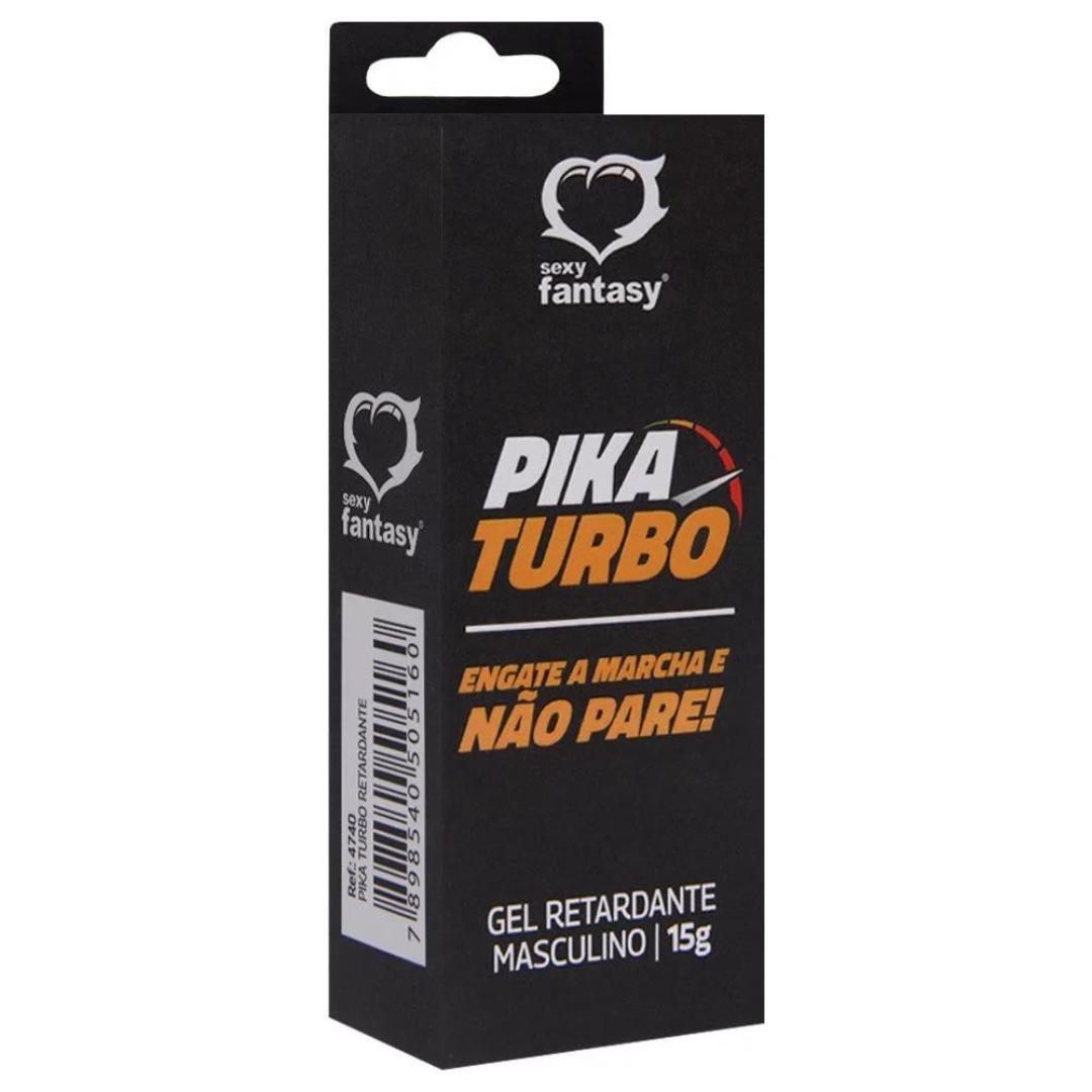 Miniatura Gel Retardante Masculino Pika Turbo Com 15G - Sexy Fantasy