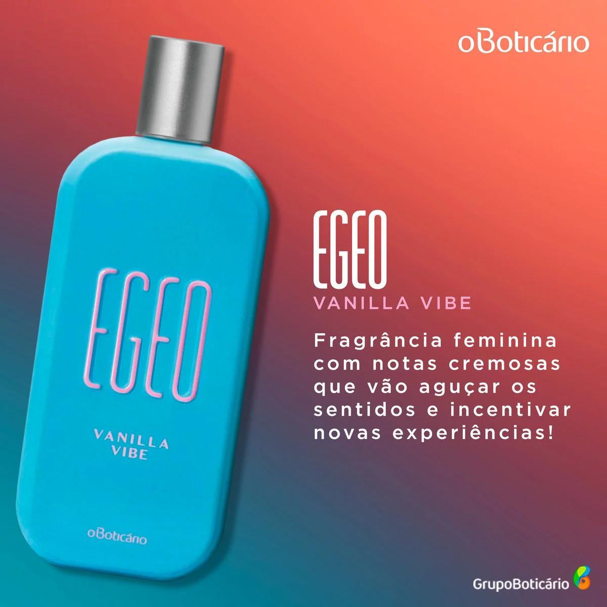 Miniatura Perfume Feminino Desodorante Colônia 90Ml Egeo Vanilla Vibe