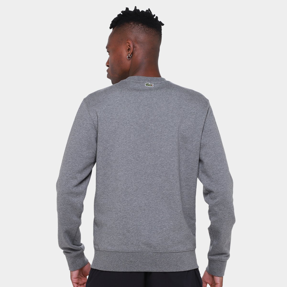Miniatura Moletom Lacoste Sportswear Masculino Cinza - G
