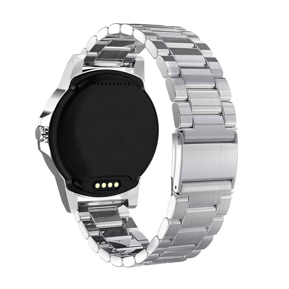 Miniatura Pulseira Relogio Smartwatch Aço Inox 3 Elos Smartband Band