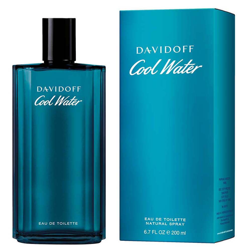 Miniatura Cool Water Davidoff - Perfume Masculino - Eau De Toilette 200ml