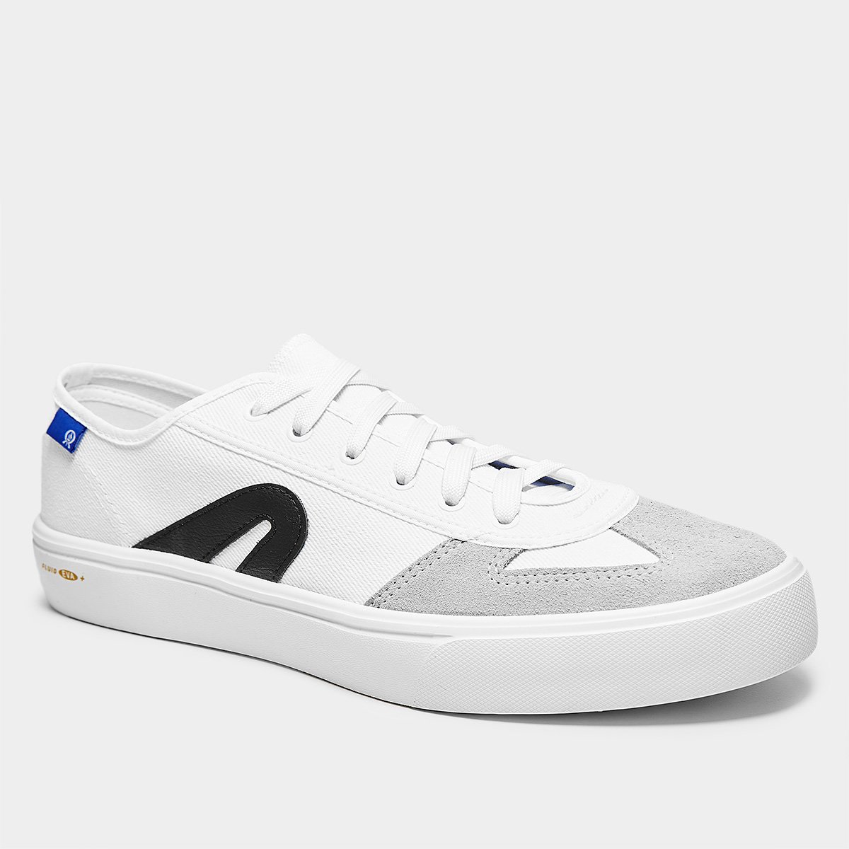 Miniatura Tênis Rainha Vl 2500 Comfort Unissex Branco+Preto - 37