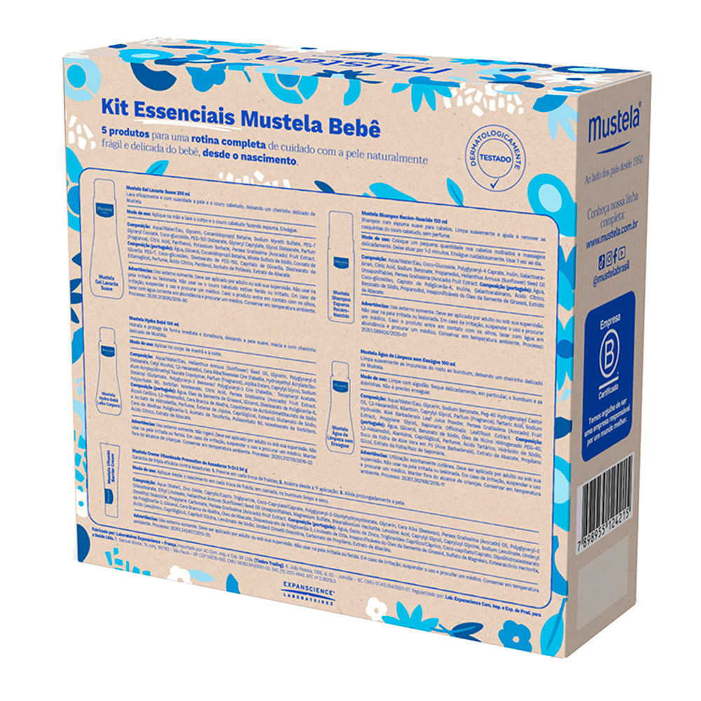 Miniatura Kit Essenciais Mustela Bebê