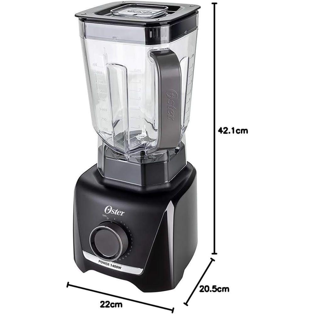 Liquidificador Oster 1400 Full Preto 3,2L 110V