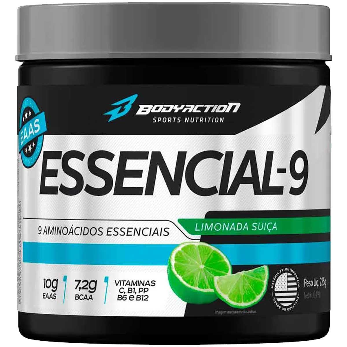 Miniatura Aminoácidos Essencial 9 Eaa 225G + Creatina 150G Limonada