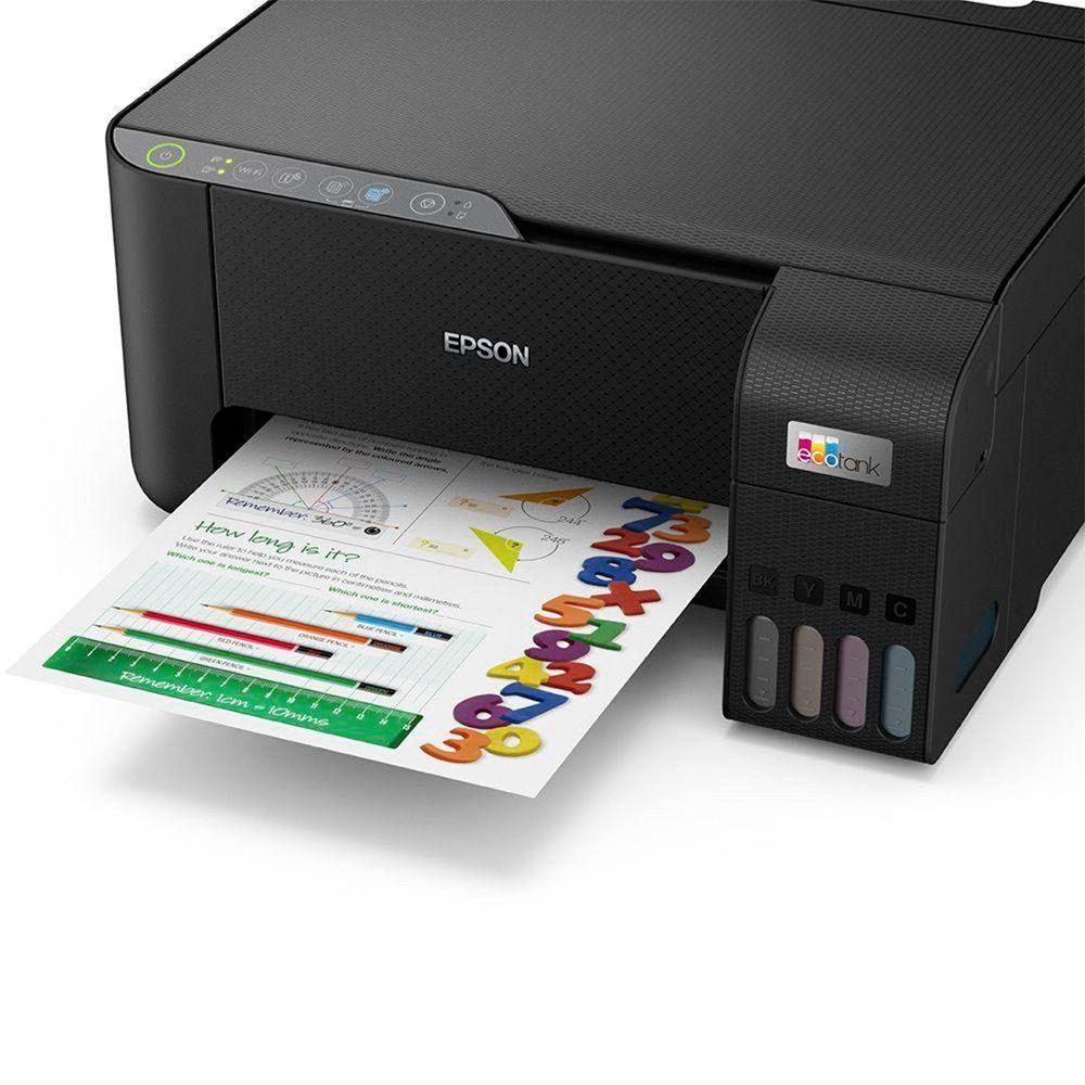 Miniatura Impressora Multifuncional Epson Ecotank L3250 Colorida Wi-Fi