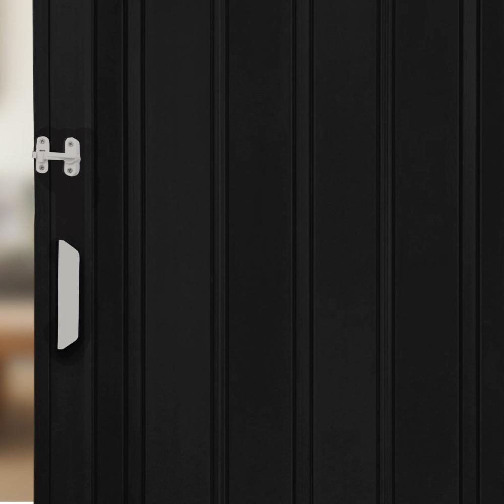 Miniatura Porta Sanfonada PVC 210x0,62cm Bariri Preto