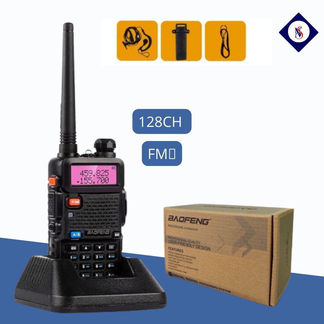 Miniatura Rádio Ht Dual Band Uhf Mais Vhf Baofeng Uv-5R Portátil