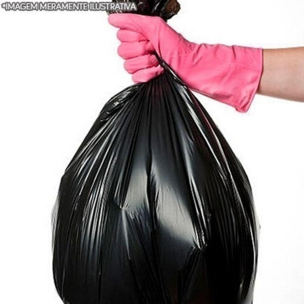 Miniatura Saco De Lixo 20 Lt Preto Resistente - 40x60 Pcte 100 Un