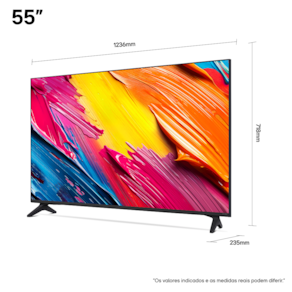 Smart TV 55” 4K LG 55QNED70ASA QNED Color Processador a7 AI WebOS 25