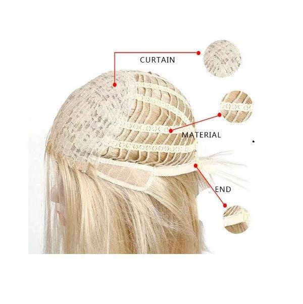 Miniatura Peruca Wig Super Longa 1 Metro Cosplay Fantasia Laranja
