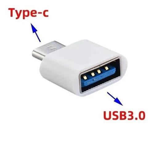 Miniatura Adaptador Celular Tipo C Para Mouse Usb Otg Celular Notebook