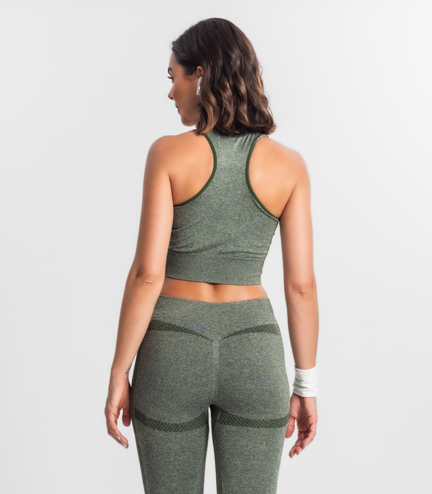 Miniatura Top Fitness Seamless Sem Bojo Style Box Verde G