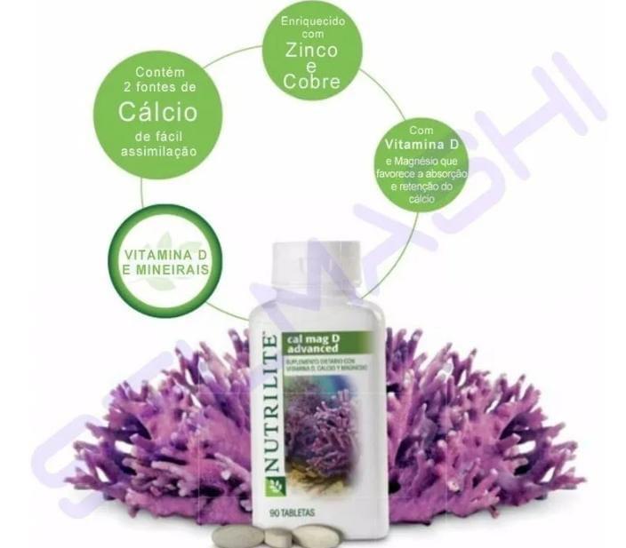 Miniatura Cal Mag D - Cálcio, Magnésio, Vitamina D - Nutrilite Amway