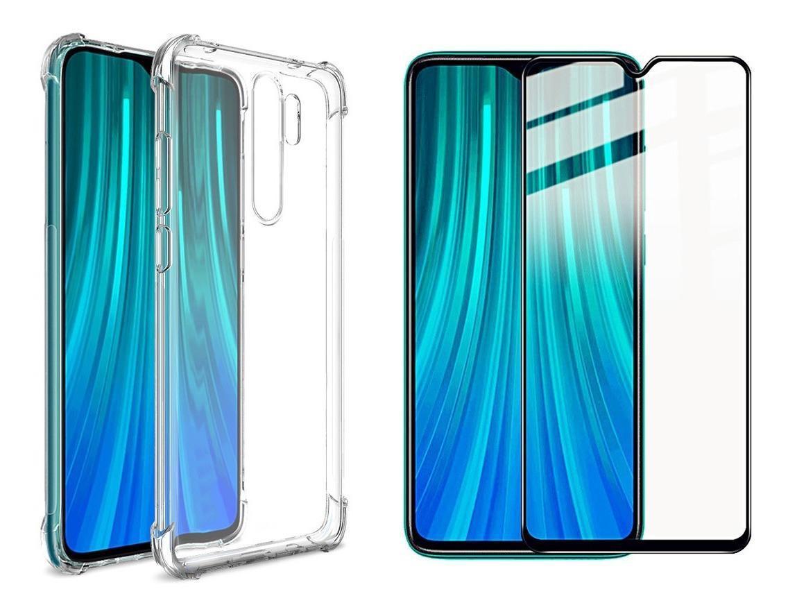 Miniatura Capa Anti Impacto Redmi Note 8 Pro + Película De Vidro 3D