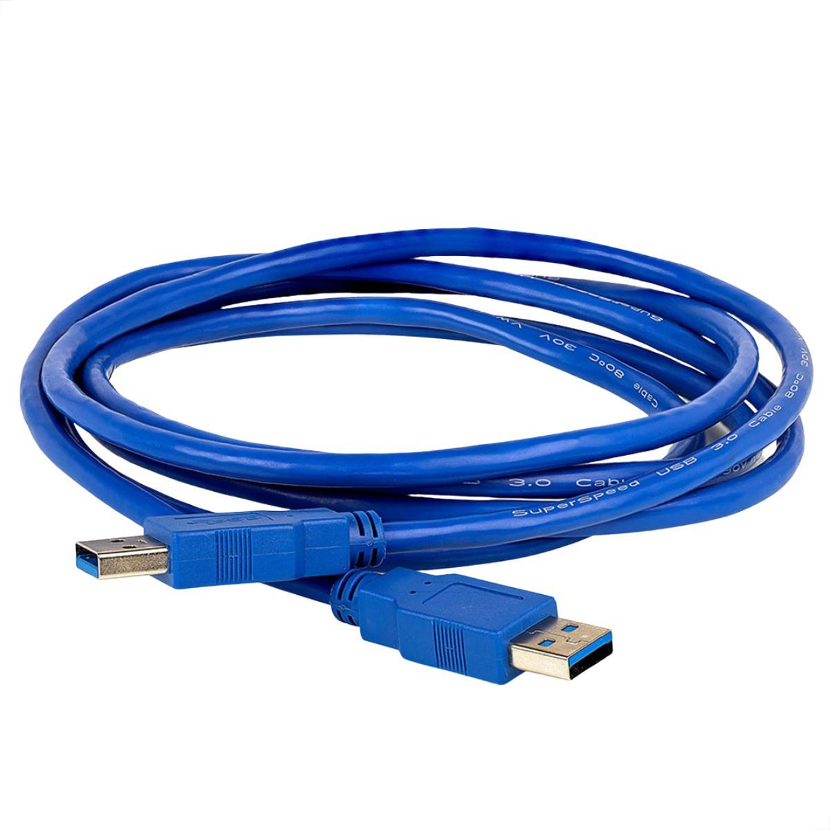 Miniatura Cabo Usb 3.0 A Macho + Usb 3.0 A Macho - 1 Metro