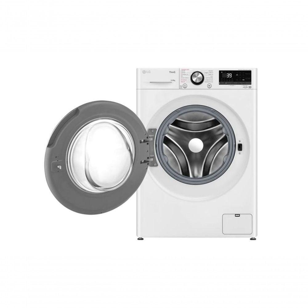 Miniatura Lava e Seca Smart LG VC2 14kg Branca com Inteligência Artificial AIDD Wi-fi Google Assistente ThinQ CV9014WC2A 220V