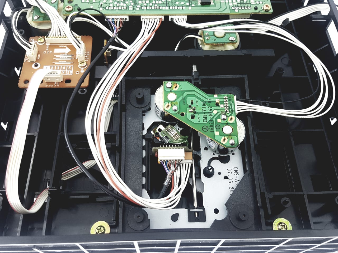 Mecanismo Leitor Gaveta 3 Cds Micro System Cn7238 Cd
