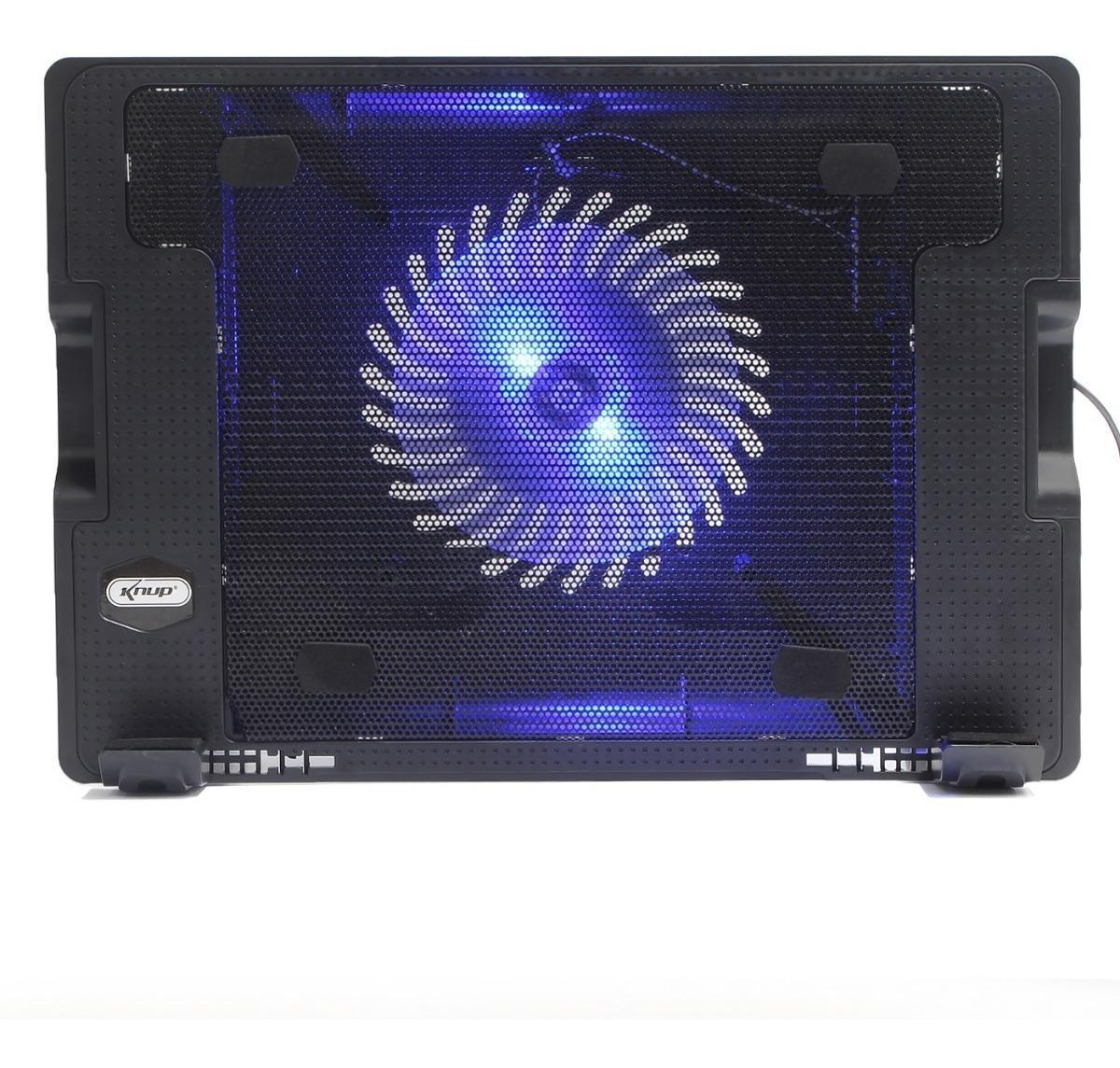 Miniatura Suporte Base Cooler Notebook 9 À 17 Polegadas Inclinável Led