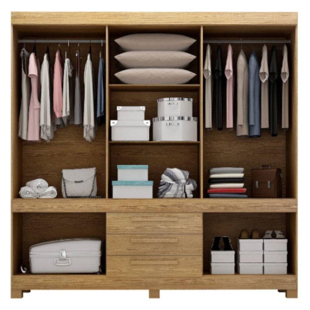 Miniatura Guarda Roupa Valdemoveis 10P3G Bem Te Vi Cinamomo Off White