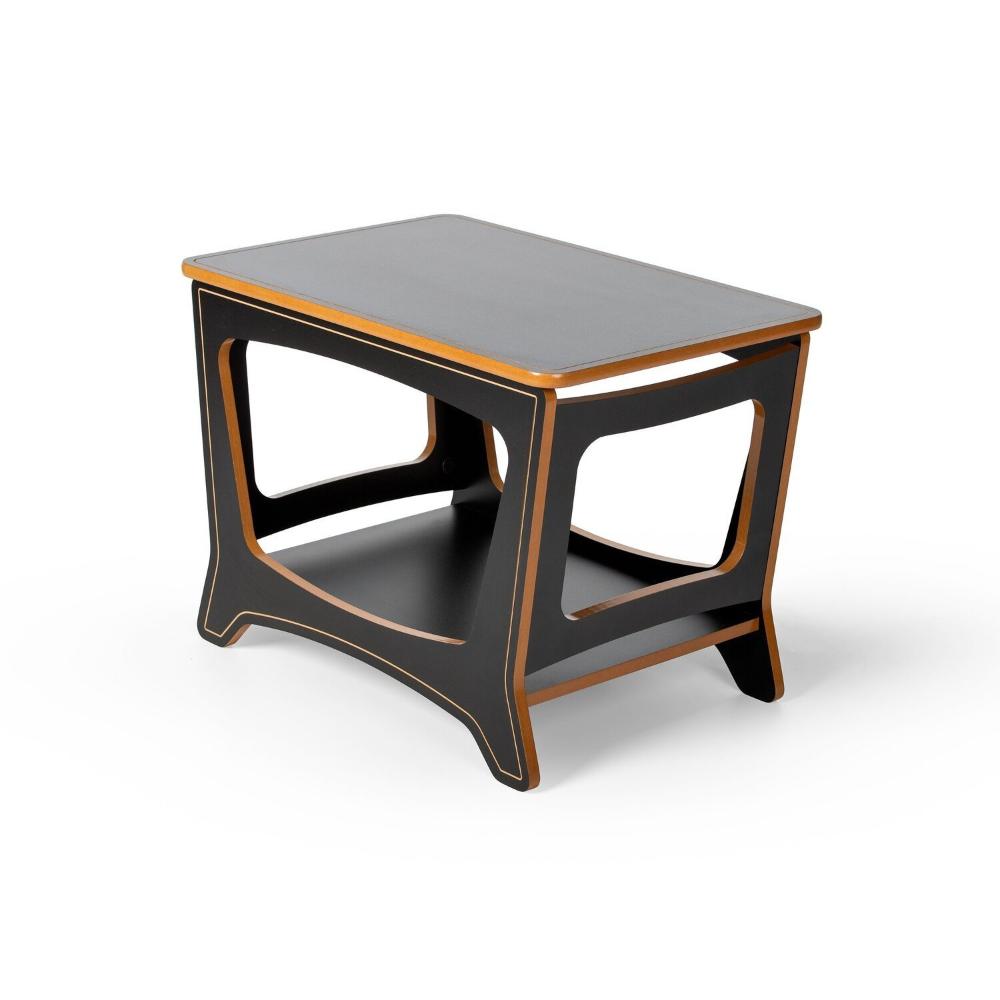 Miniatura Sapateira para Quarto 60cm Chad 100% Mdf Preto