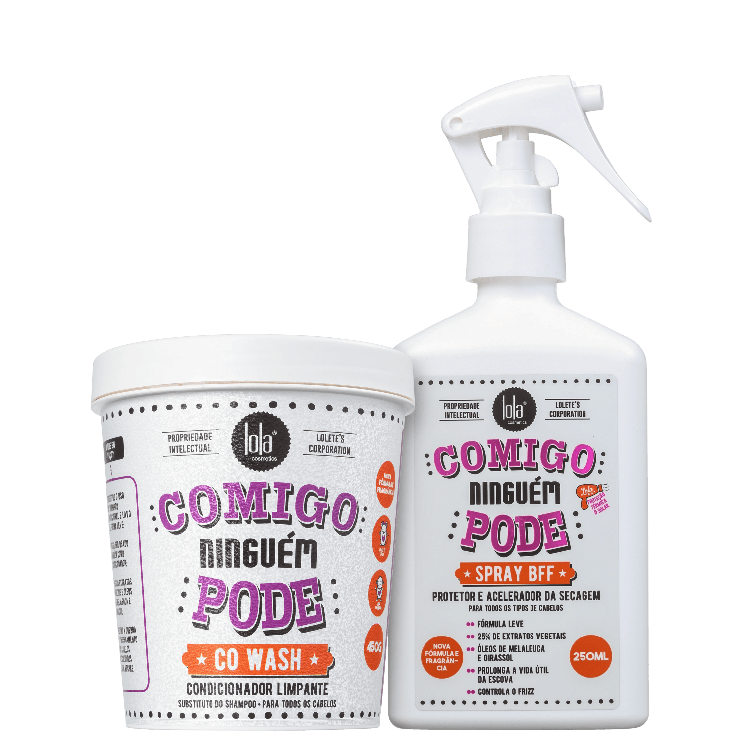 Miniatura Kit Lola Cosméticos Comigo Ninguém Pode (2 Produtos)