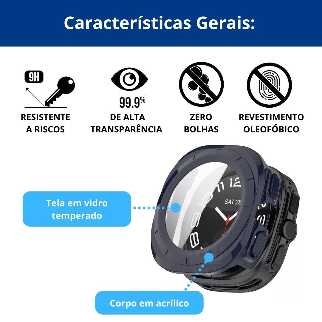 Miniatura Case 360 Proteção Anti Queda Para Samsung Watch Ultra 47Mm