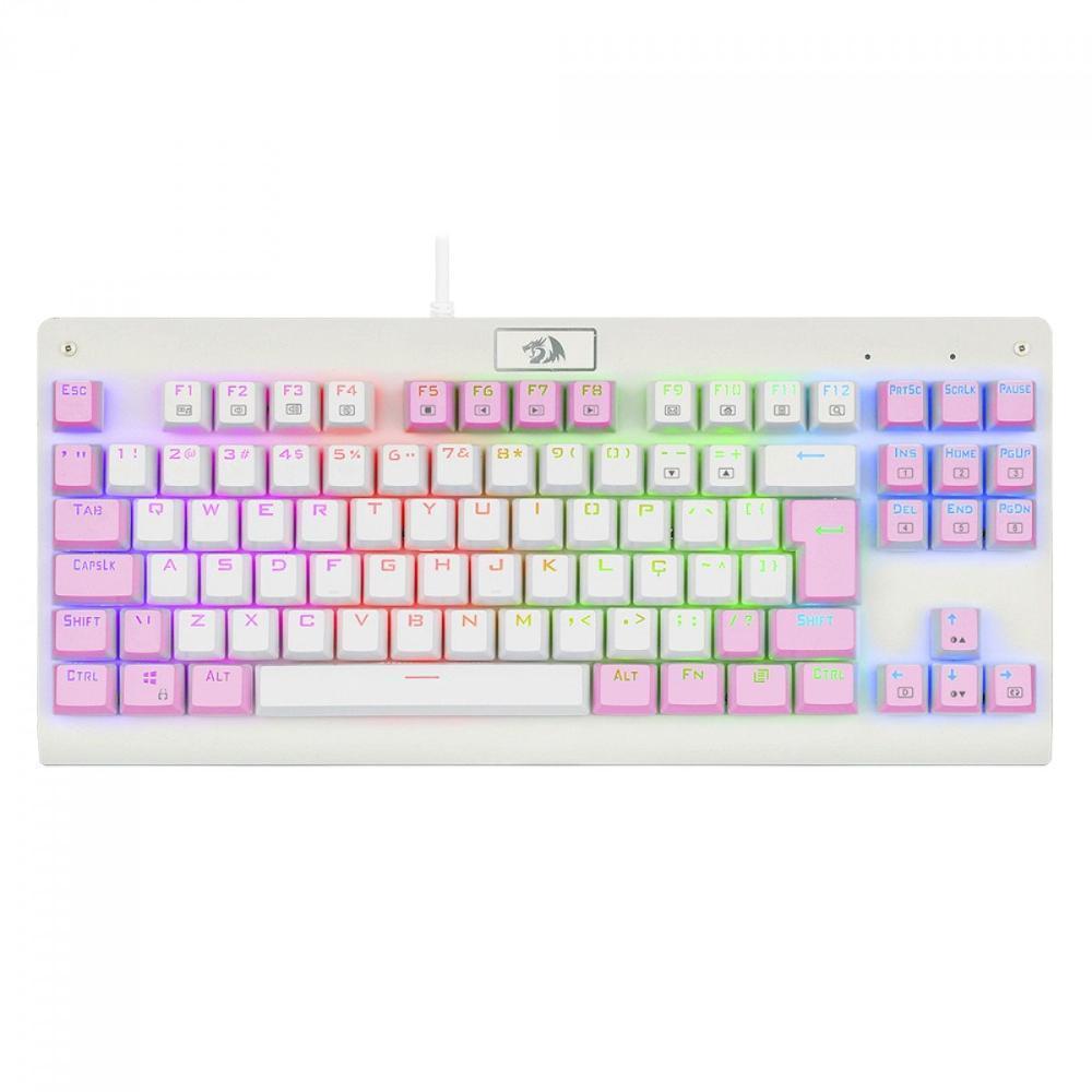 Miniatura Teclado Mecânico Gamer Redragon Dark Avenger Rgb Switch Azul