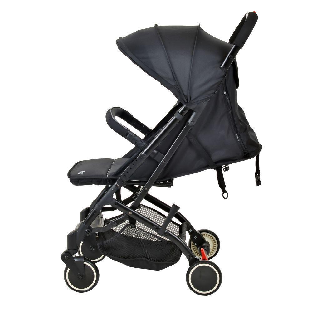 Miniatura Travel System Burigotto Carrinho De Bebê Zap Preto Com Bebê Conforto Touring X Vermelho