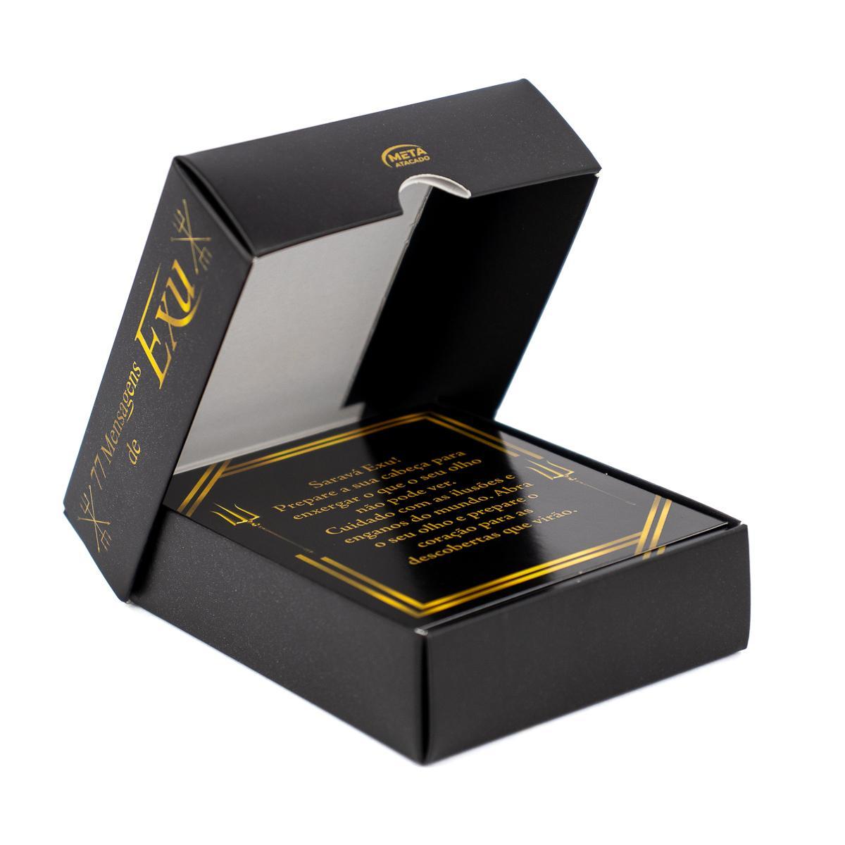 Miniatura Kit Com 2 Box 77 Mensagens Diárias De Pomba Gira E Exu