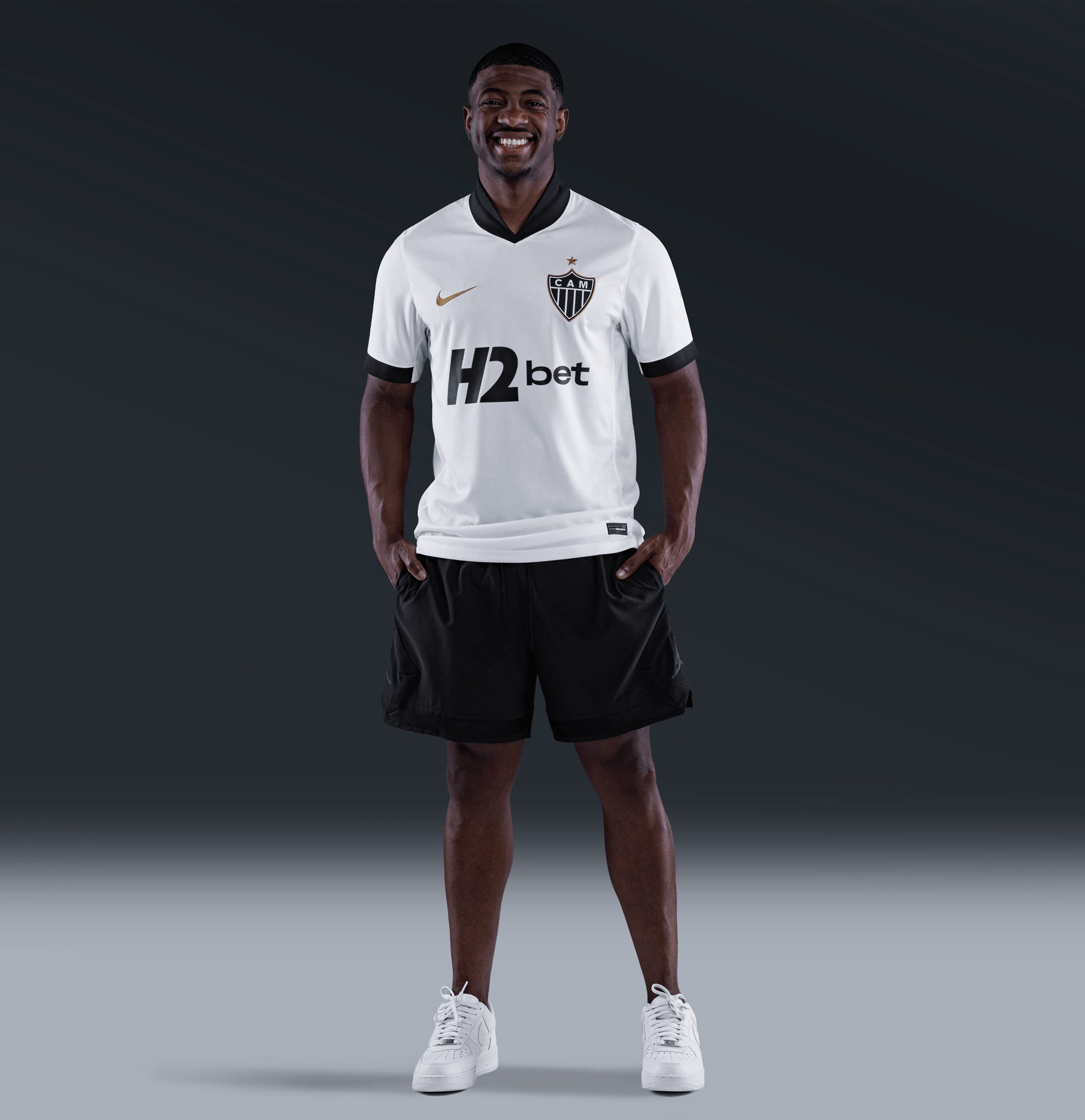 Miniatura Camisa Masculina Atlético Mineiro Nike II 2026 Torcedor 2GG