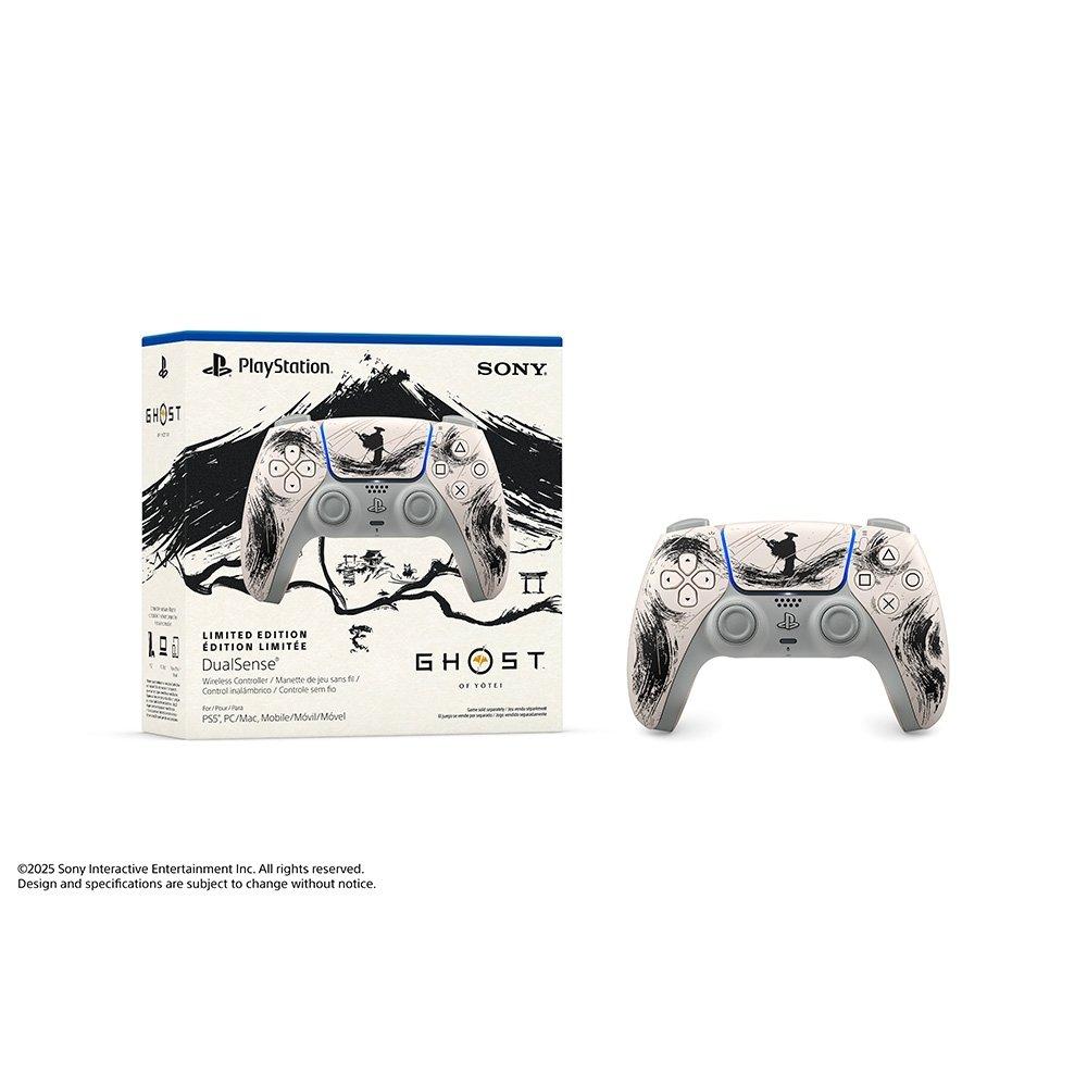 Miniatura Controle Sem Fio DualSense PS5, Edição Limitada Ghost of Yôtei, Preto - 1000048390