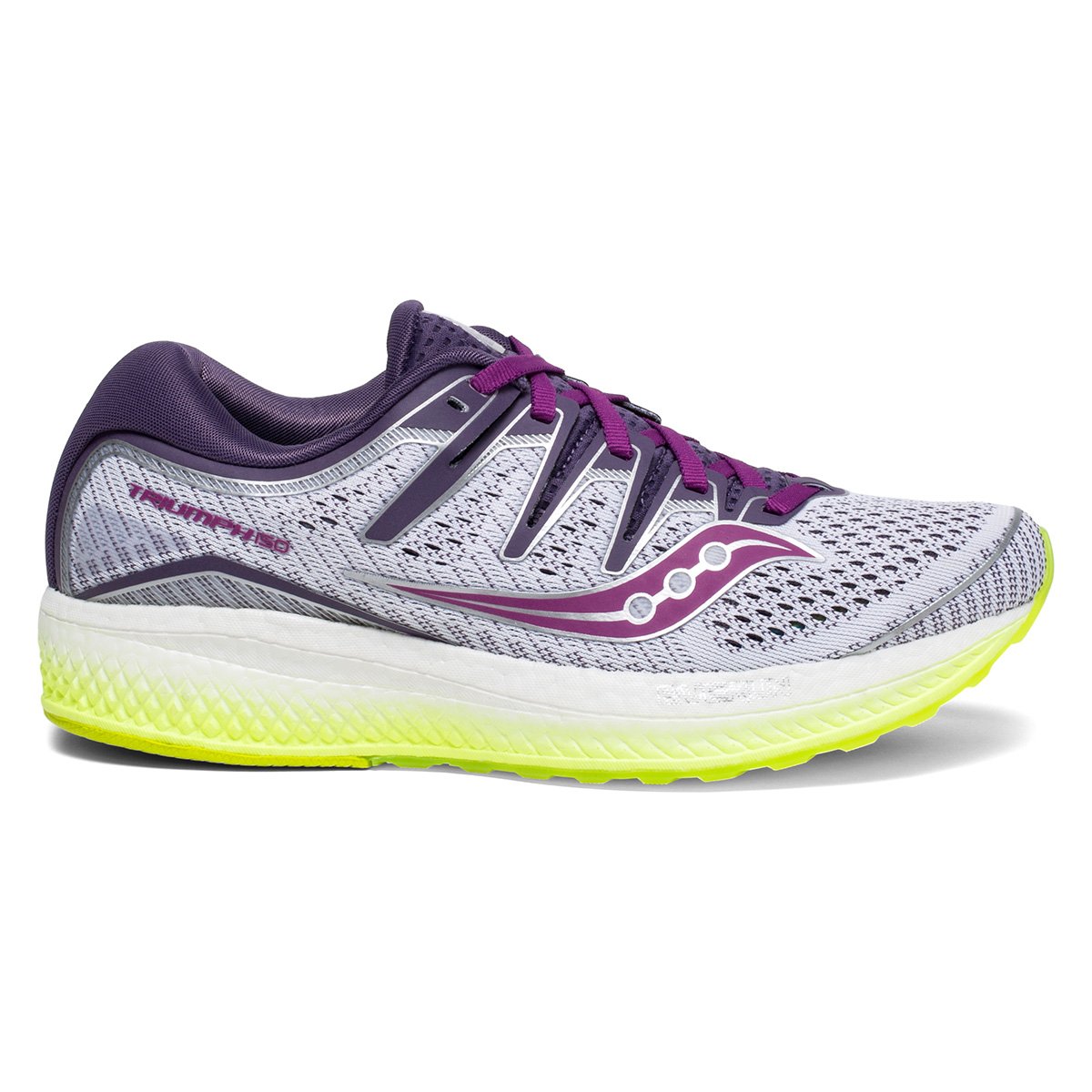 Miniatura Tênis Saucony Triumph Iso 5 Feminino Branco+Roxo - 34