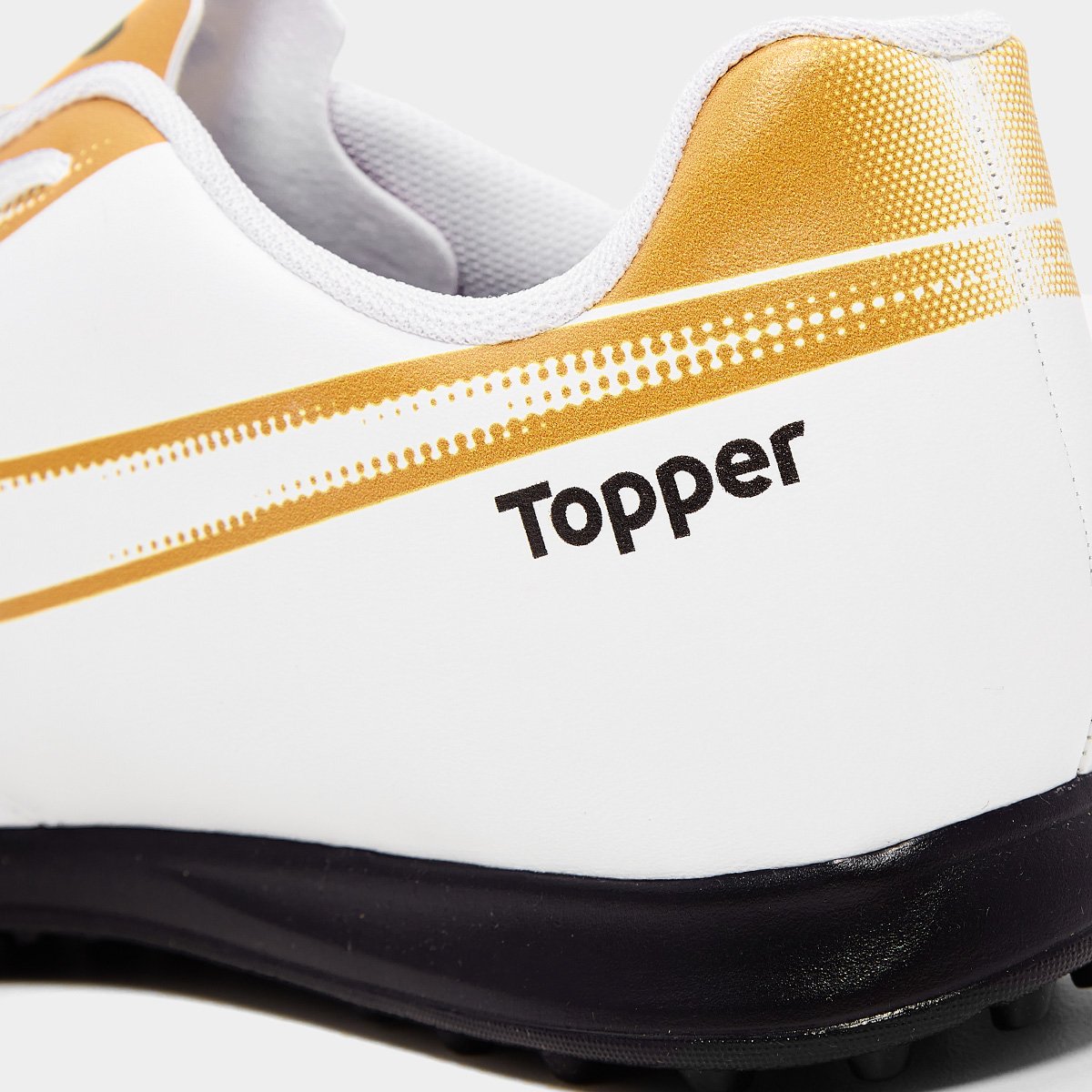 Chuteira Society Topper Cup VIII Masculina Branco+dourado - 37