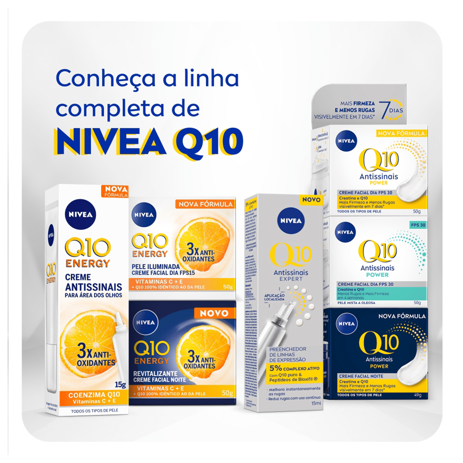 NIVEA Q10 Energy Olhos - Creme Antissinais para Área dos Olhos 15g