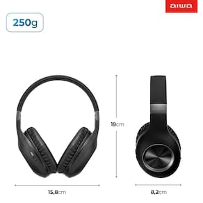 Headphone Aiwa AWS-HP-02-B – Preto