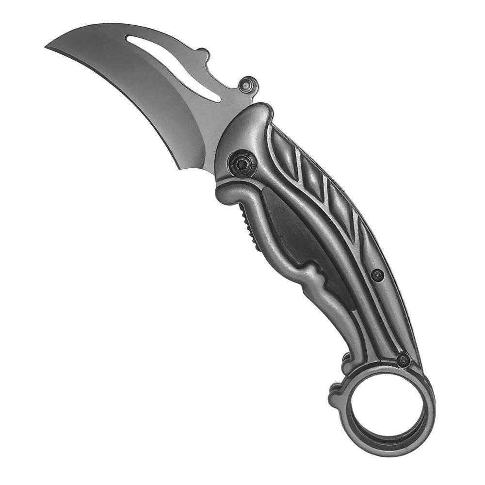 Miniatura Canivete Karambit Tático Semi-Automático Ll82280 Cs Go