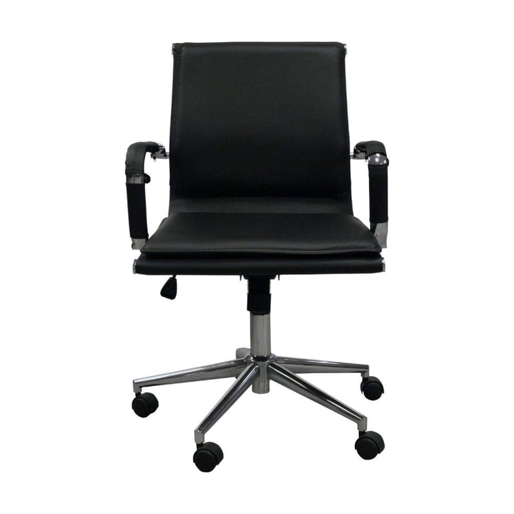 Kit 2 Cadeiras de Escritório Office Valência Rivatti Preto