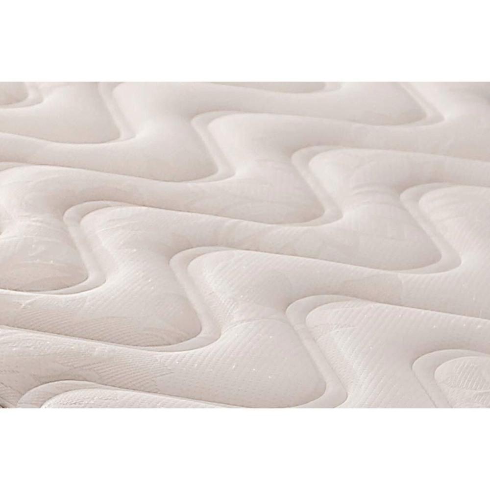 Miniatura Cama Box Baú Queen: Colchão Ortopédico Paropas D33 / Ag65 Master + Base Crc Suede Clean(158X198)