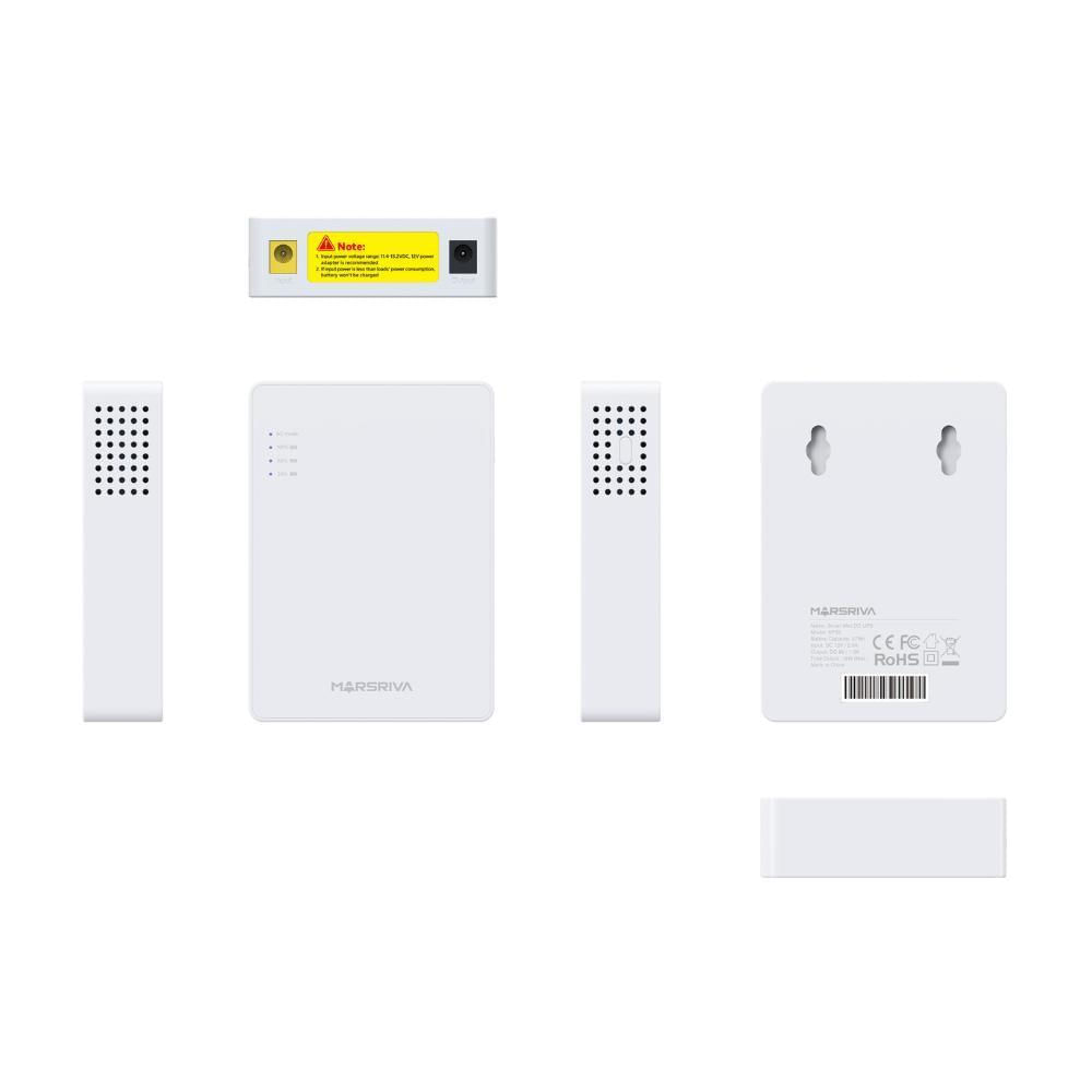 Miniatura Nobreak Mini Dc Ups Marsriva Kp3S 12V 10.000Mah